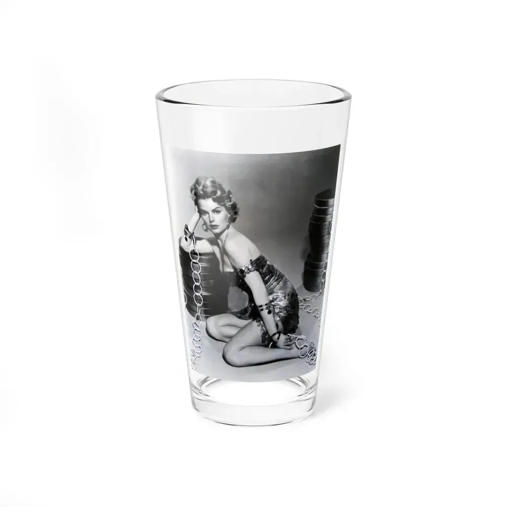 Barbara Lang #39 (Vintage Female Icon) Pint Glass 16oz 16oz - Go Mug Yourself