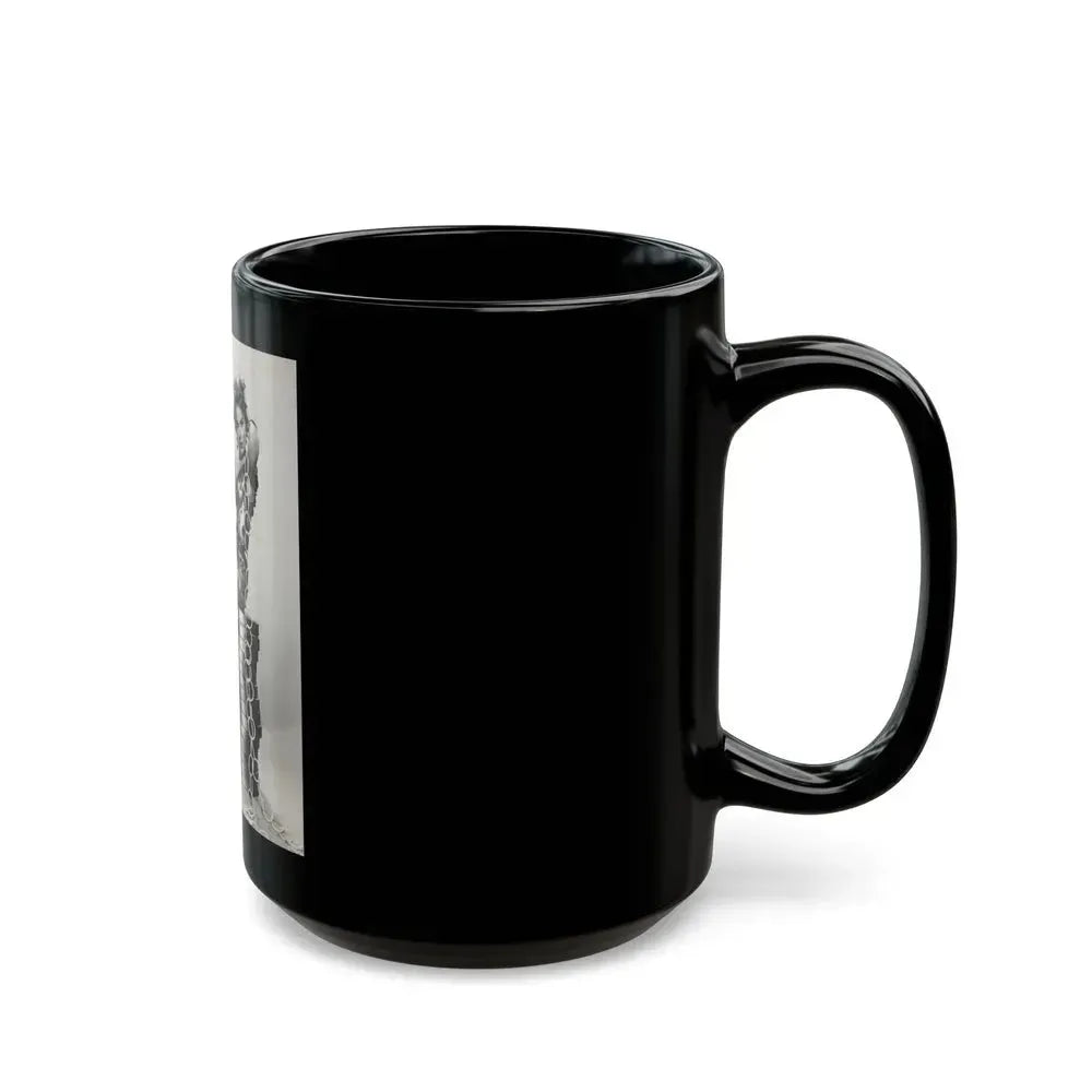 Barbara Lang #42 (Vintage Female Icon) Black Coffee Mug - Go Mug Yourself