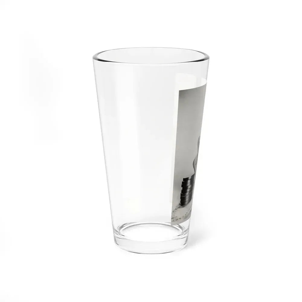 Barbara Lang #42 (Vintage Female Icon) Pint Glass 16oz - Go Mug Yourself