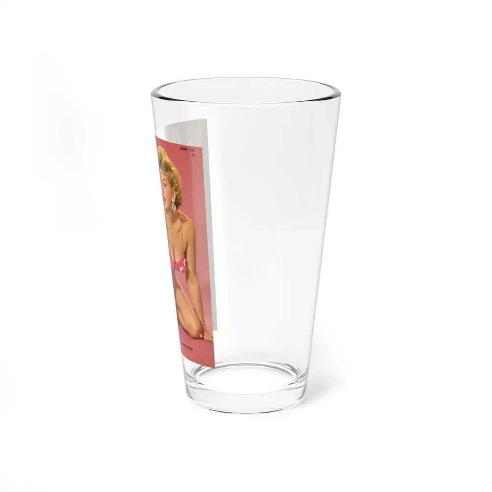 Barbara Nichols #129 - Mag. Cover (Vintage Female Icon) Pint Glass 16oz - Go Mug Yourself