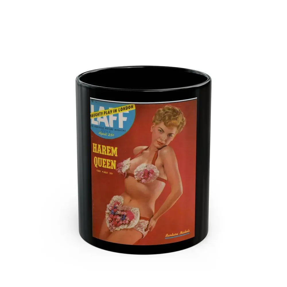 Barbara Nichols #164 - Mag. Cover_1 (Vintage Female Icon) Black Coffee Mug 11oz - Go Mug Yourself