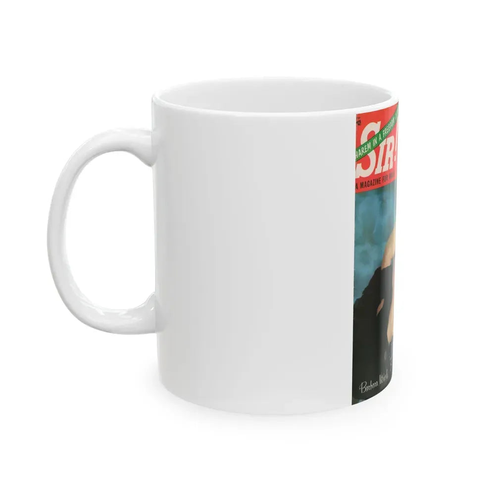 Barbara Nichols #20 - Mag. Cover (Vintage Female Icon) White Coffee Mug - Go Mug Yourself