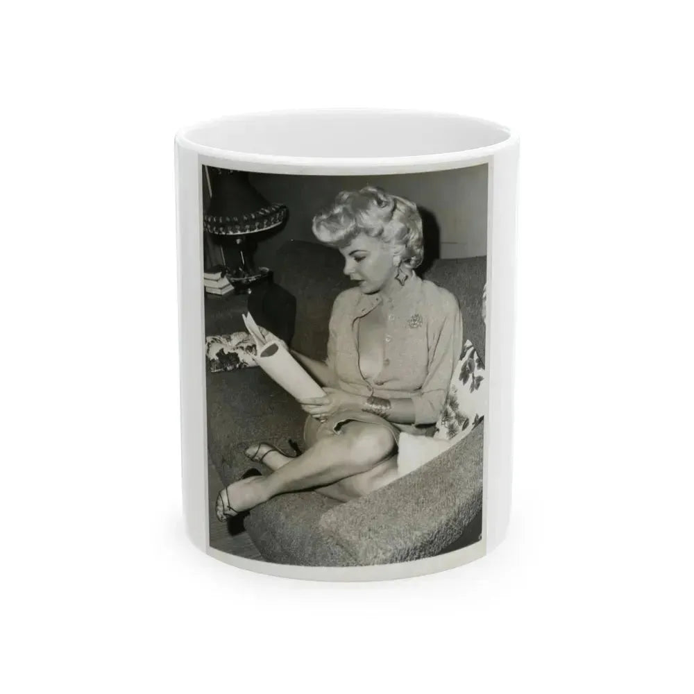 Barbara Nichols #210 (Vintage Female Icon) White Coffee Mug 11oz - Go Mug Yourself
