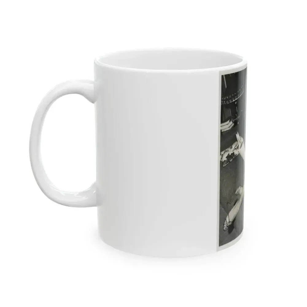 Barbara Nichols #210 (Vintage Female Icon) White Coffee Mug - Go Mug Yourself