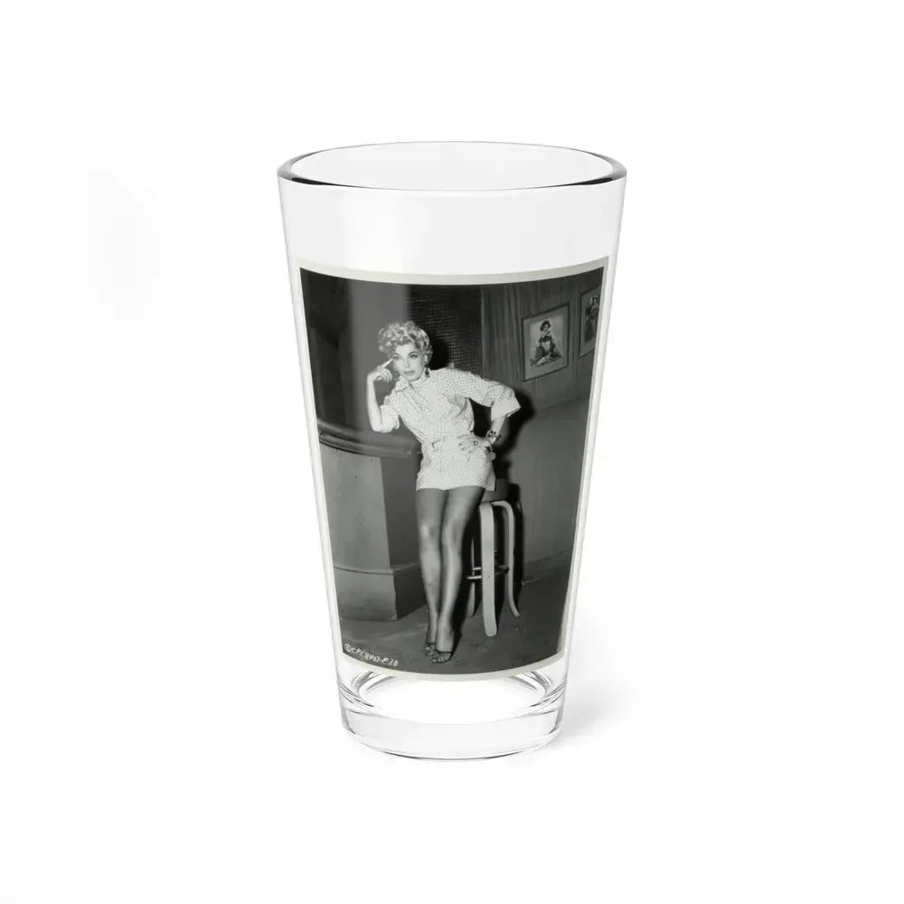 Barbara Nichols #223 (Vintage Female Icon) Pint Glass 16oz 16oz - Go Mug Yourself
