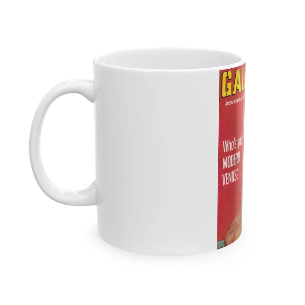 Barbara Nichols #226 - Mag. Cover (Vintage Female Icon) White Coffee Mug - Go Mug Yourself