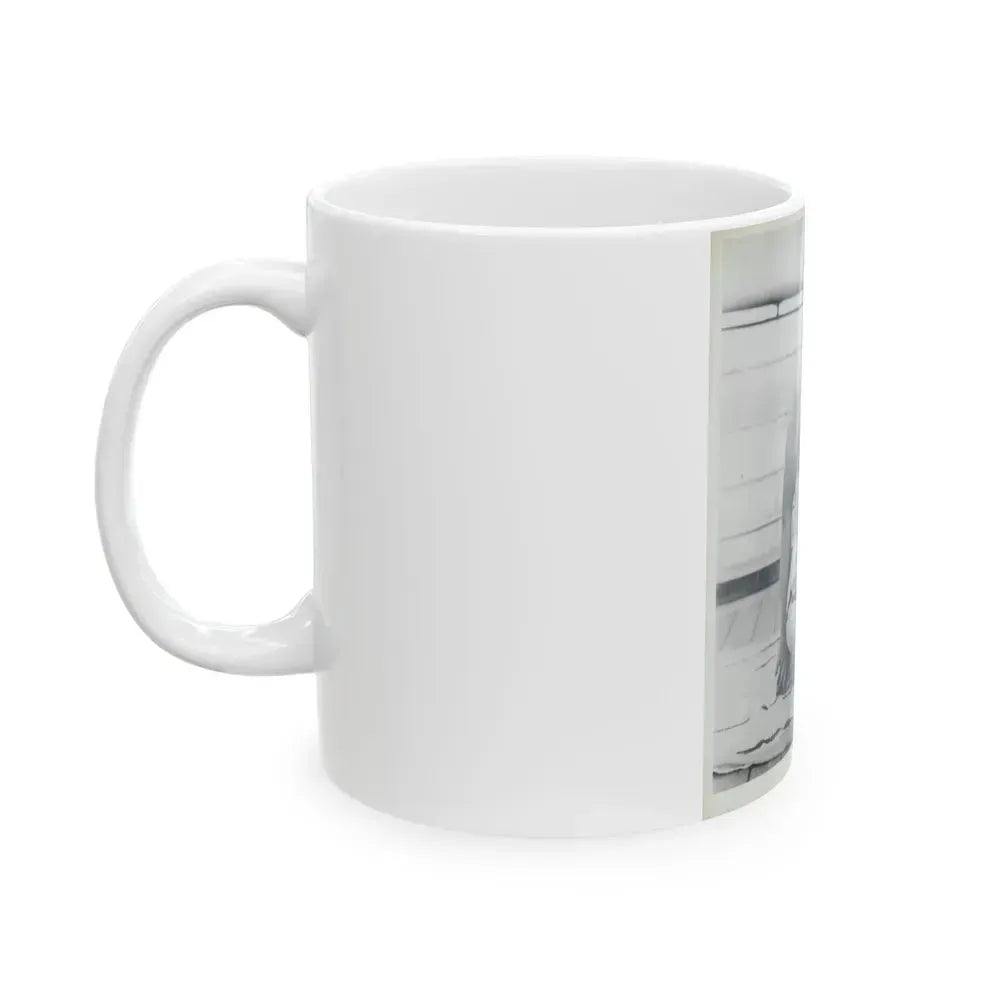 Barbara Nichols #232 (Vintage Female Icon) White Coffee Mug - Go Mug Yourself