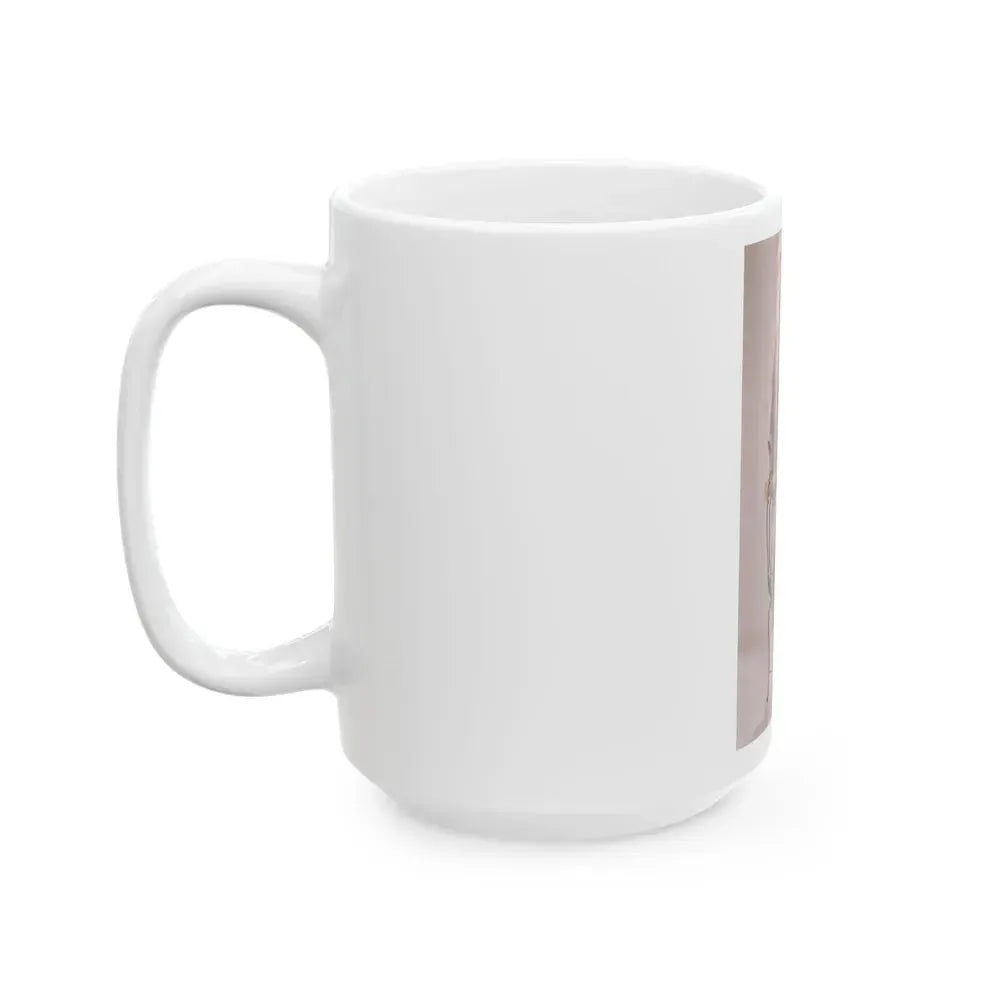 Barbara Nichols #24 (Vintage Female Icon) White Coffee Mug - Go Mug Yourself