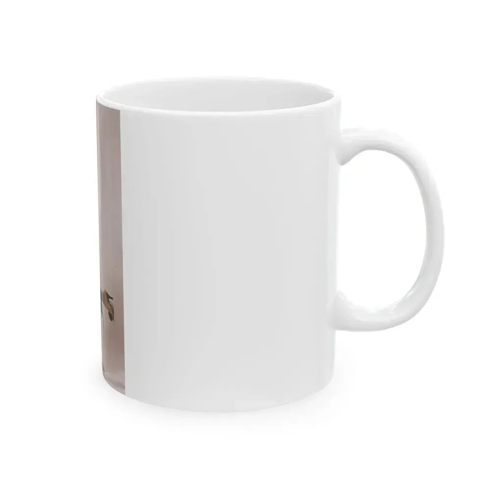 Barbara Nichols #24 (Vintage Female Icon) White Coffee Mug - Go Mug Yourself