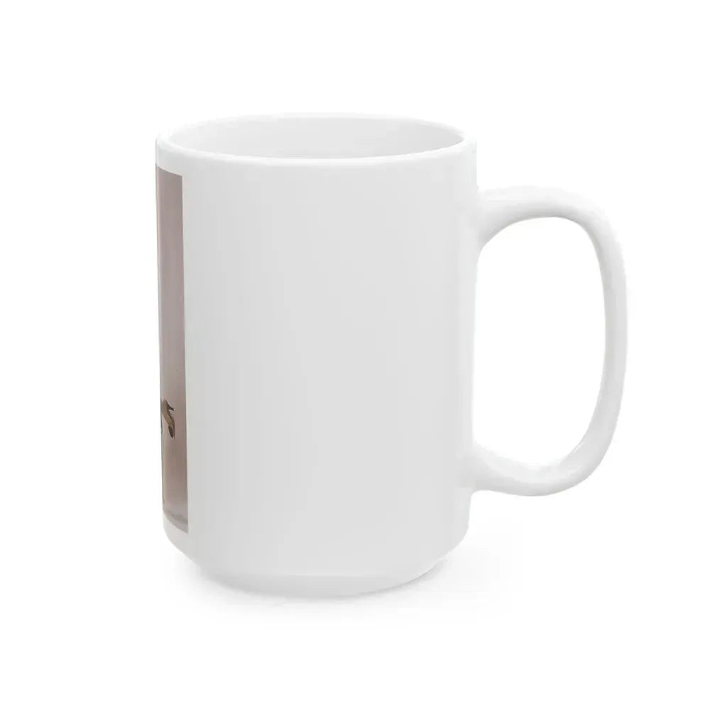 Barbara Nichols #24 (Vintage Female Icon) White Coffee Mug - Go Mug Yourself