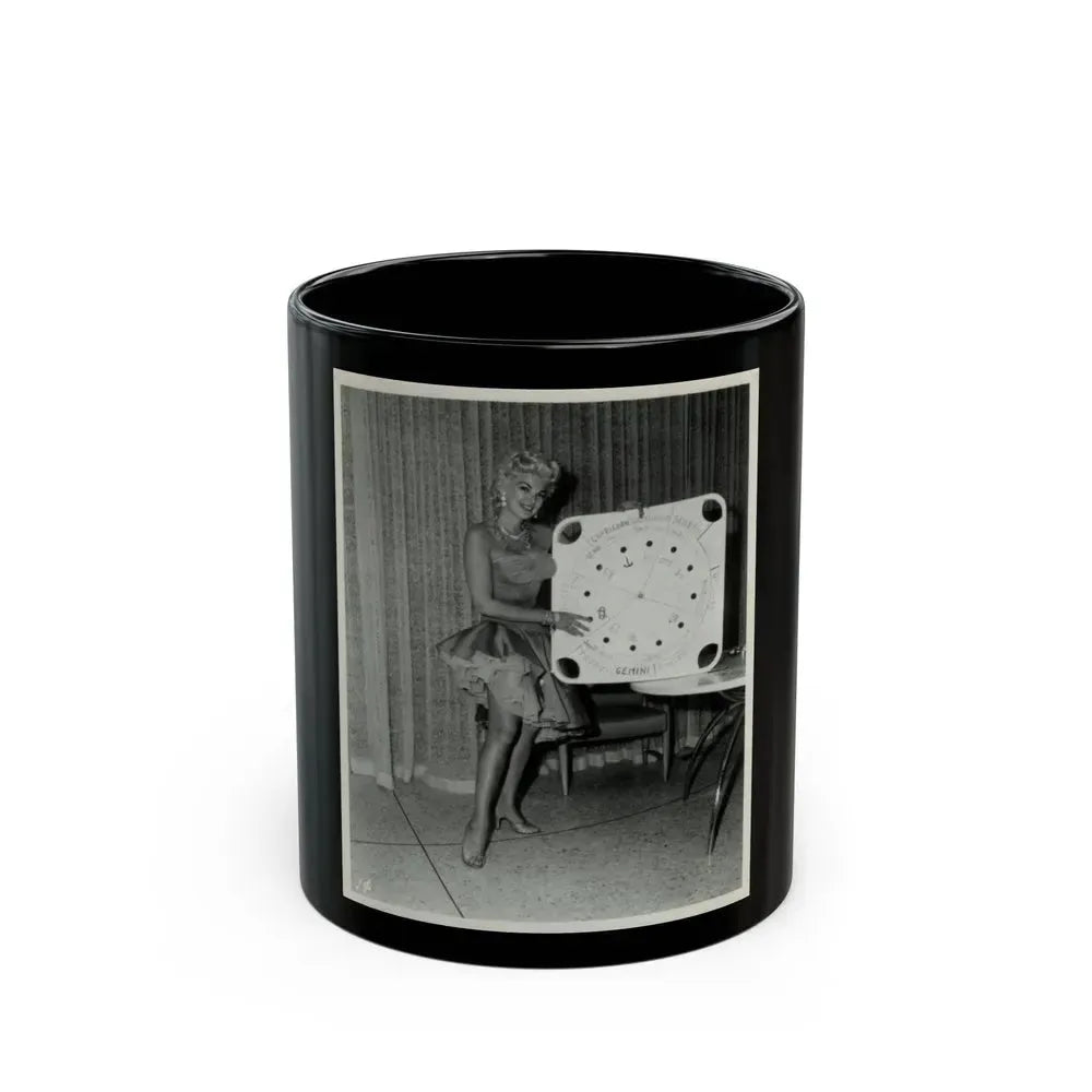 Barbara Nichols #244 (Vintage Female Icon) Black Coffee Mug 11oz - Go Mug Yourself