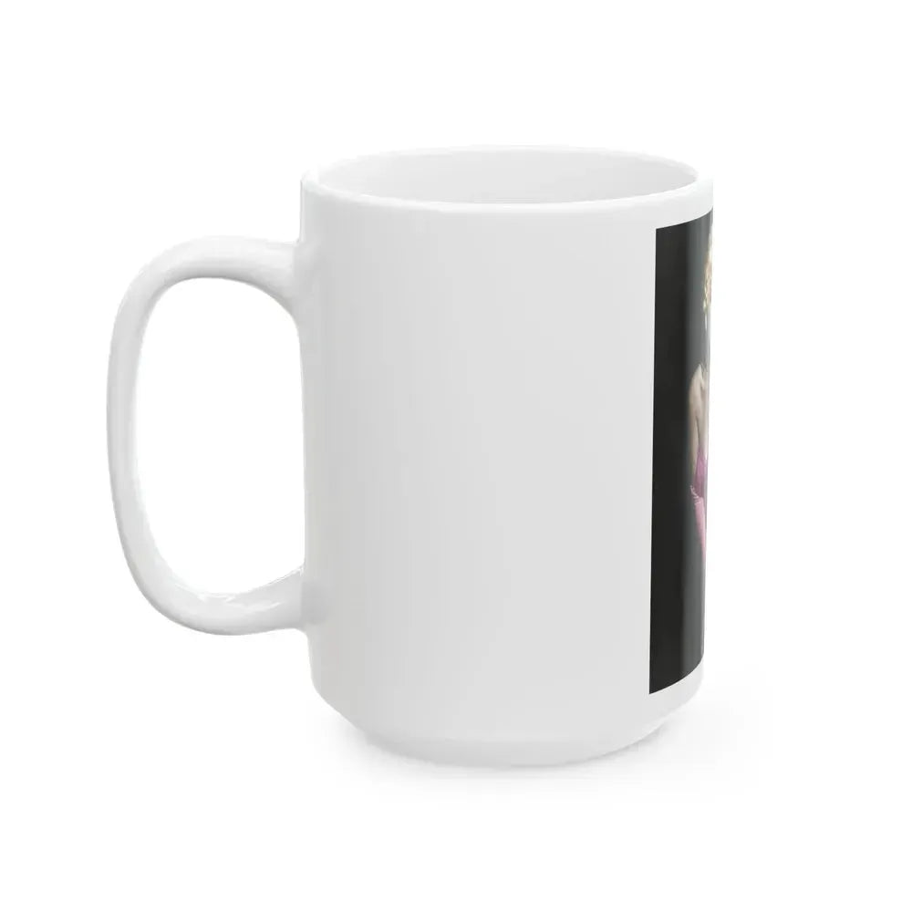 Barbara Nichols #25 (Vintage Female Icon) White Coffee Mug - Go Mug Yourself