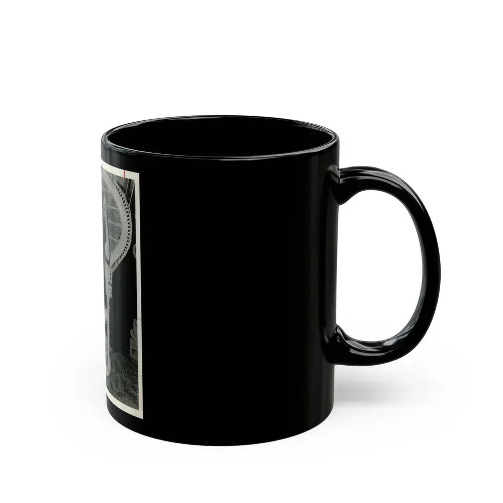 Barbara Nichols #271 (Vintage Female Icon) Black Coffee Mug - Go Mug Yourself
