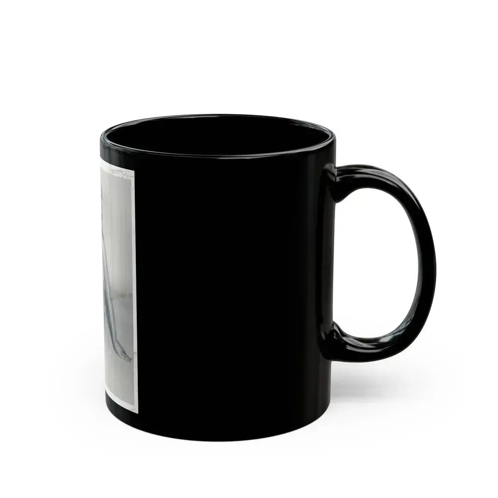 Barbara Nichols #280 (Vintage Female Icon) Black Coffee Mug - Go Mug Yourself