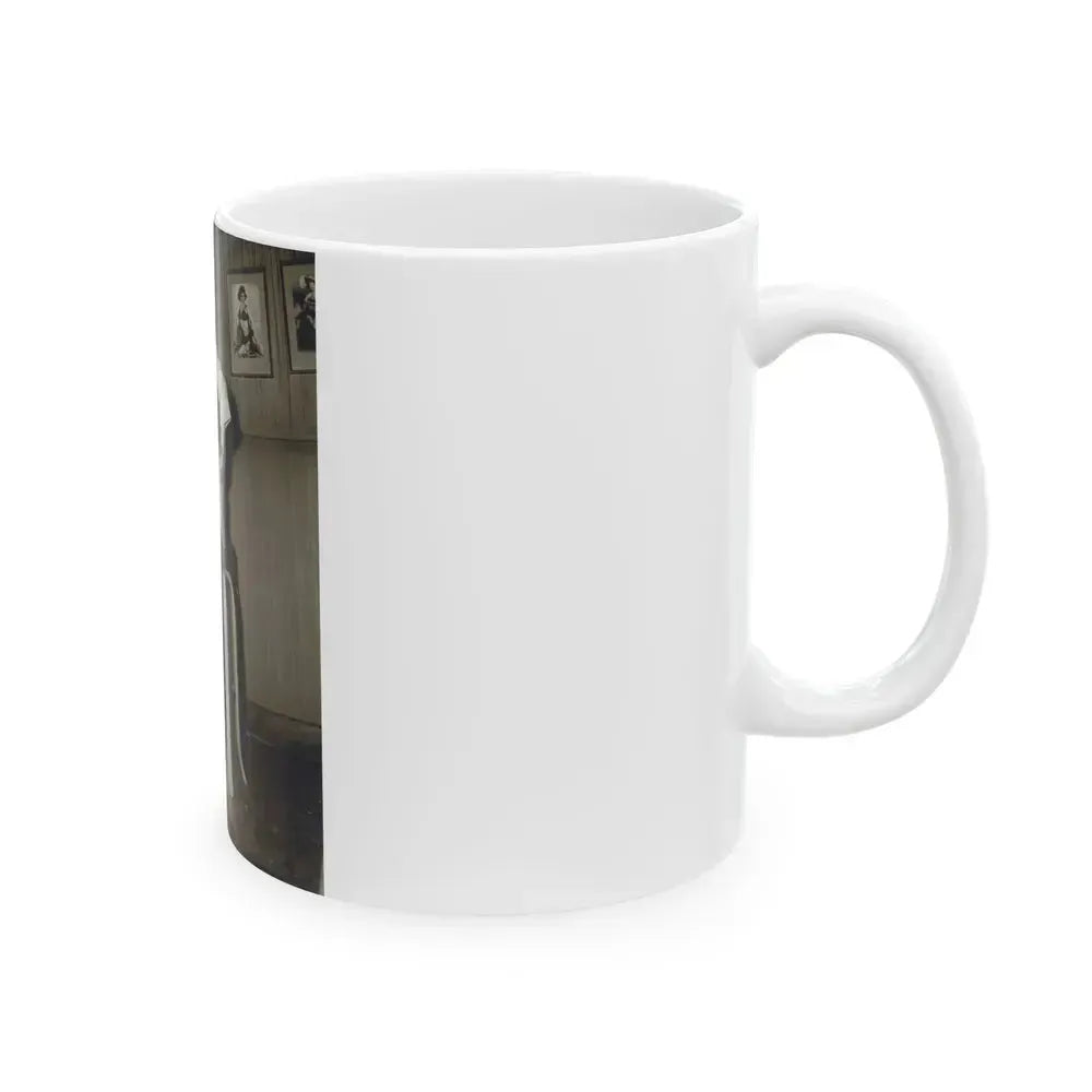Barbara Nichols #287 (Vintage Female Icon) White Coffee Mug - Go Mug Yourself