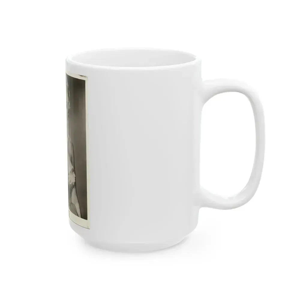 Barbara Nichols #292 (Vintage Female Icon) White Coffee Mug - Go Mug Yourself