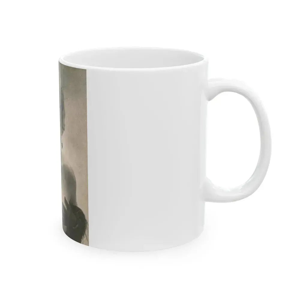Barbara Nichols #296 (Vintage Female Icon) White Coffee Mug - Go Mug Yourself