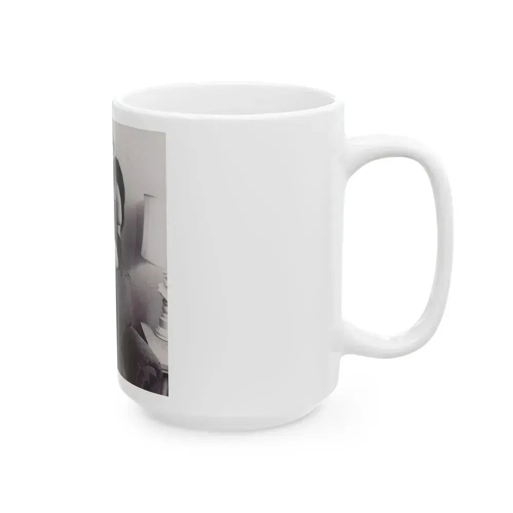 Barbara Nichols #297 (Vintage Female Icon) White Coffee Mug - Go Mug Yourself