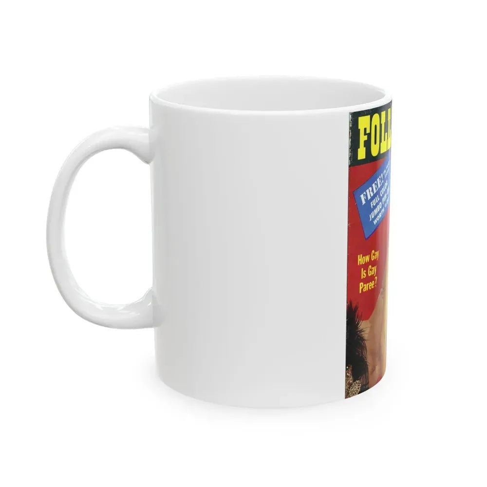 Barbara Nichols #306 - Mag. Cover (Vintage Female Icon) White Coffee Mug - Go Mug Yourself