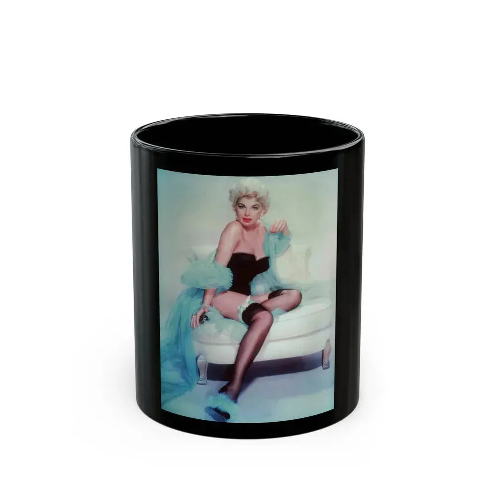 Barbara Nichols #333 (Vintage Female Icon) Black Coffee Mug 11oz - Go Mug Yourself