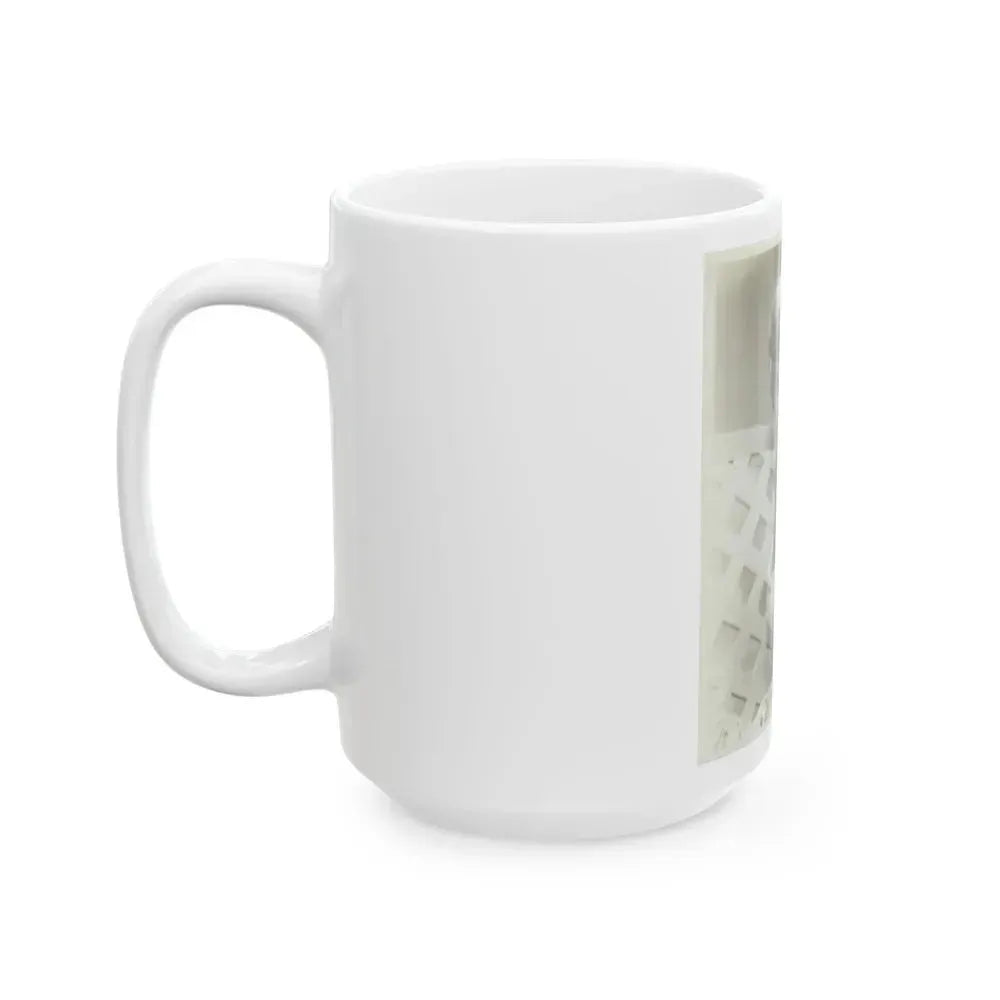 Barbara Nichols #35 (Vintage Female Icon) White Coffee Mug - Go Mug Yourself