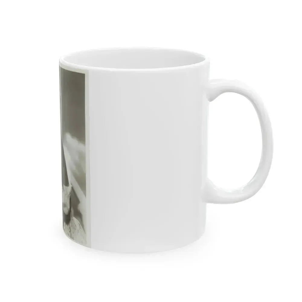 Barbara Nichols #35 (Vintage Female Icon) White Coffee Mug - Go Mug Yourself