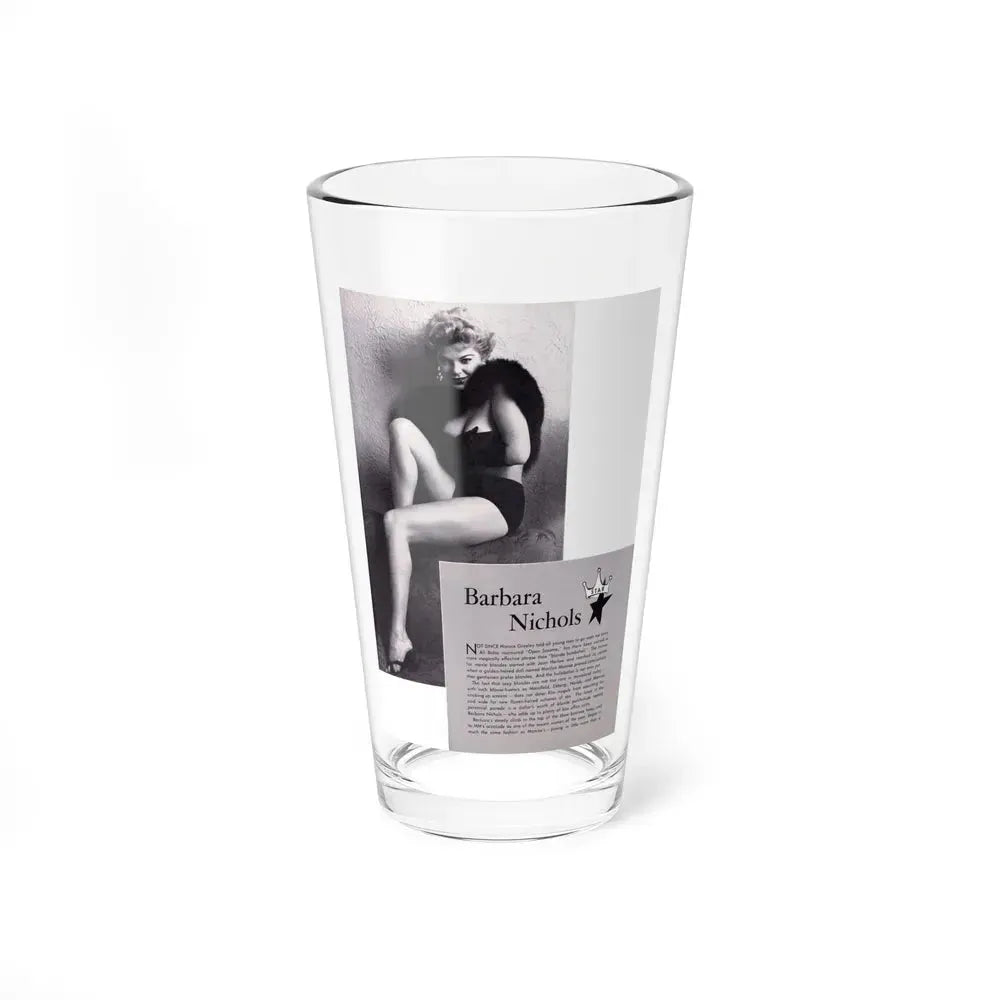 Barbara Nichols #367 (Vintage Female Icon) Pint Glass 16oz 16oz - Go Mug Yourself
