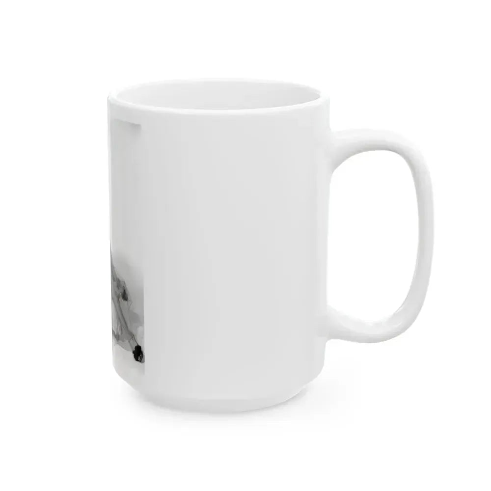 Barbara Nichols #378 (Vintage Female Icon) White Coffee Mug - Go Mug Yourself