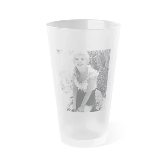Barbara Nichols #402 (Vintage Female Icon) Frosted Pint Glass 16oz 16oz Frosted - Go Mug Yourself