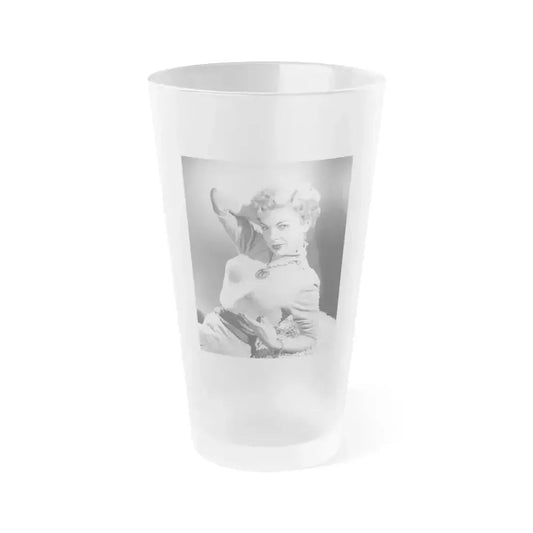 Barbara Nichols #464 (Vintage Female Icon) Frosted Pint Glass 16oz 16oz Frosted - Go Mug Yourself