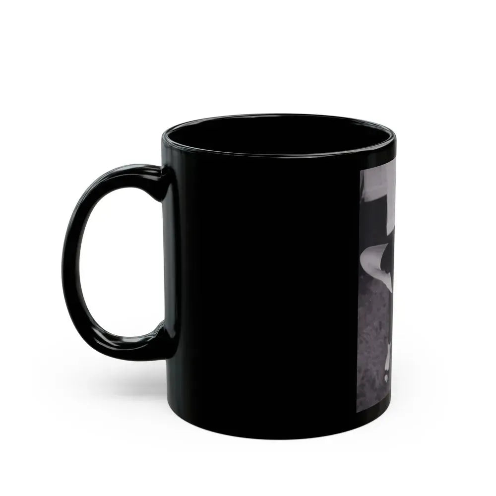 Barbara Nichols #475 (Vintage Female Icon) Black Coffee Mug - Go Mug Yourself