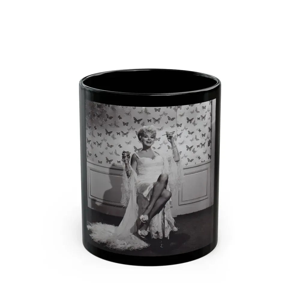 Barbara Nichols #479 (Vintage Female Icon) Black Coffee Mug 11oz - Go Mug Yourself