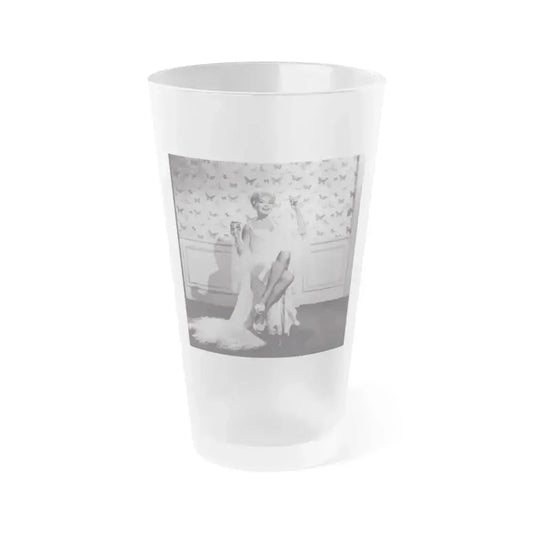 Barbara Nichols #479 (Vintage Female Icon) Frosted Pint Glass 16oz 16oz Frosted - Go Mug Yourself