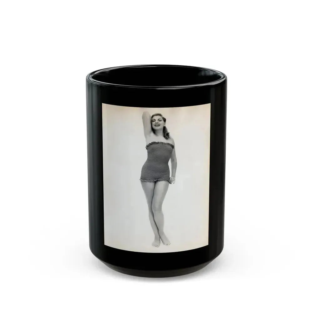 Barbara Nichols #499 (Vintage Female Icon) Black Coffee Mug 15oz - Go Mug Yourself
