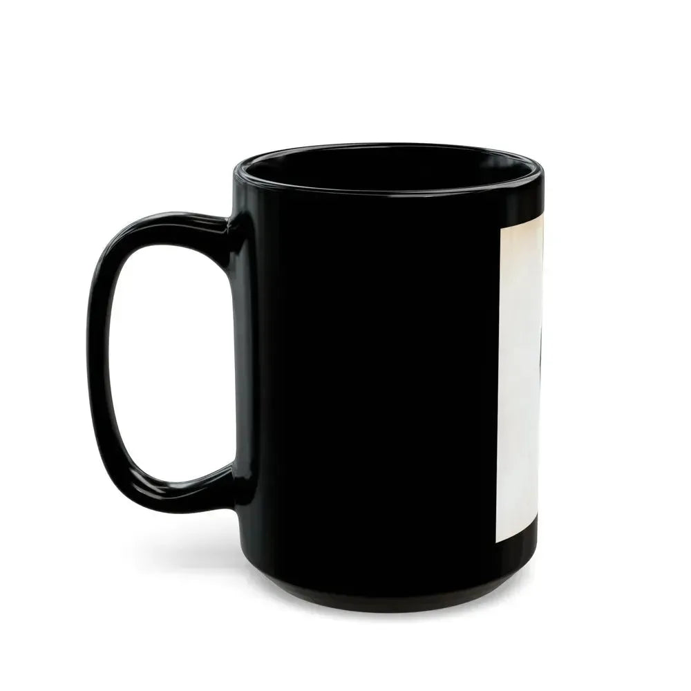 Barbara Nichols #499 (Vintage Female Icon) Black Coffee Mug - Go Mug Yourself