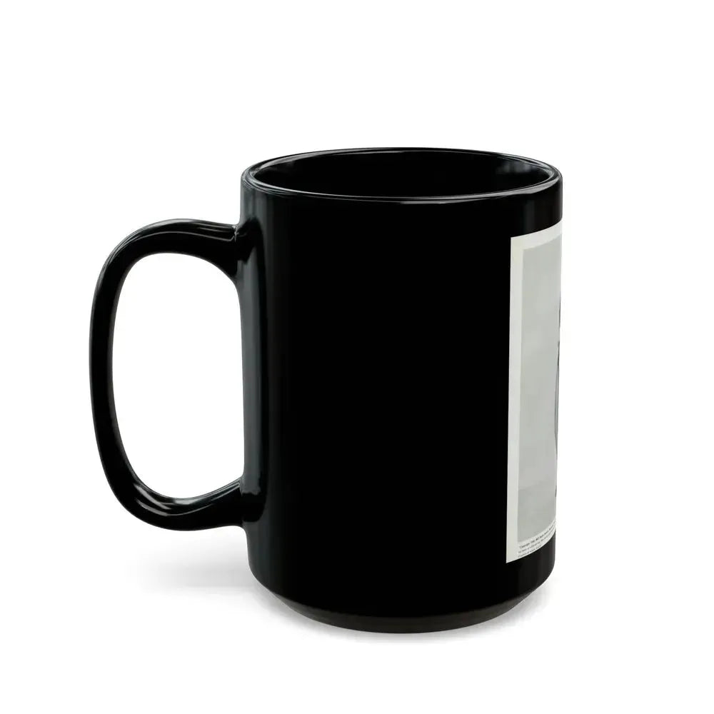 Barbara Nichols #50 (Vintage Female Icon) Black Coffee Mug - Go Mug Yourself