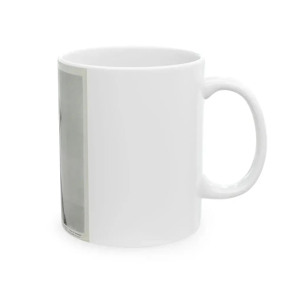 Barbara Nichols #50 (Vintage Female Icon) White Coffee Mug - Go Mug Yourself