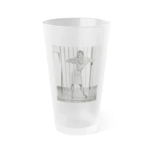 Barbara Nichols #510 (Vintage Female Icon) Frosted Pint Glass 16oz 16oz Frosted - Go Mug Yourself