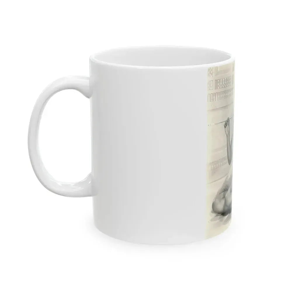 Barbara Nichols #529 (Vintage Female Icon) White Coffee Mug - Go Mug Yourself