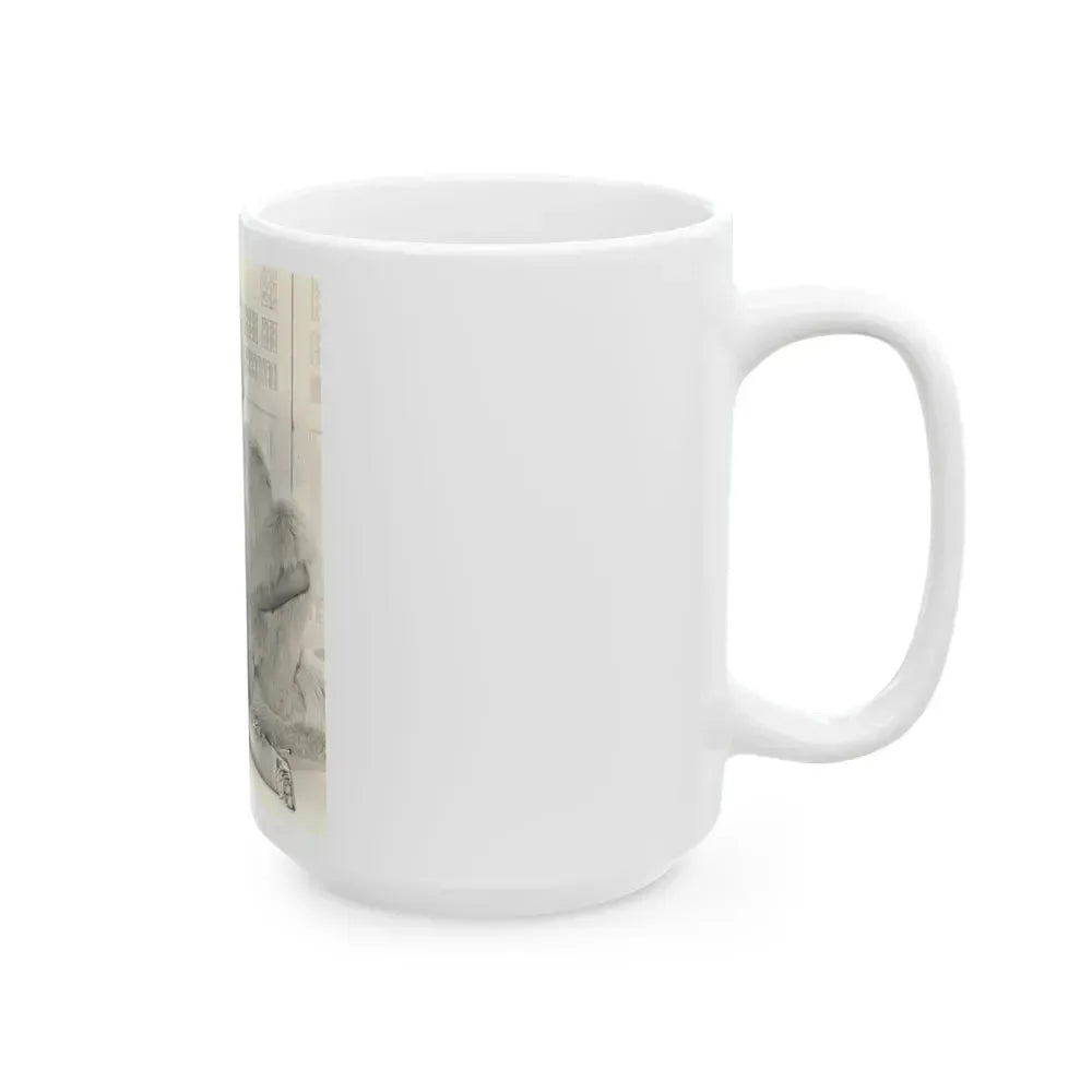 Barbara Nichols #529 (Vintage Female Icon) White Coffee Mug - Go Mug Yourself