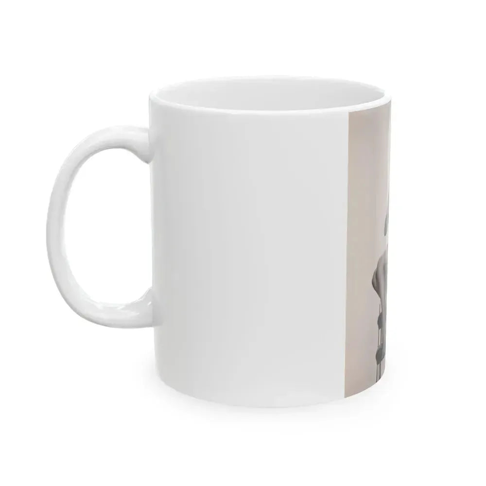 Barbara Nichols #547 (Vintage Female Icon) White Coffee Mug - Go Mug Yourself