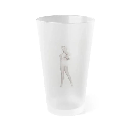Barbara Nichols #549 (Vintage Female Icon) Frosted Pint Glass 16oz 16oz Frosted - Go Mug Yourself