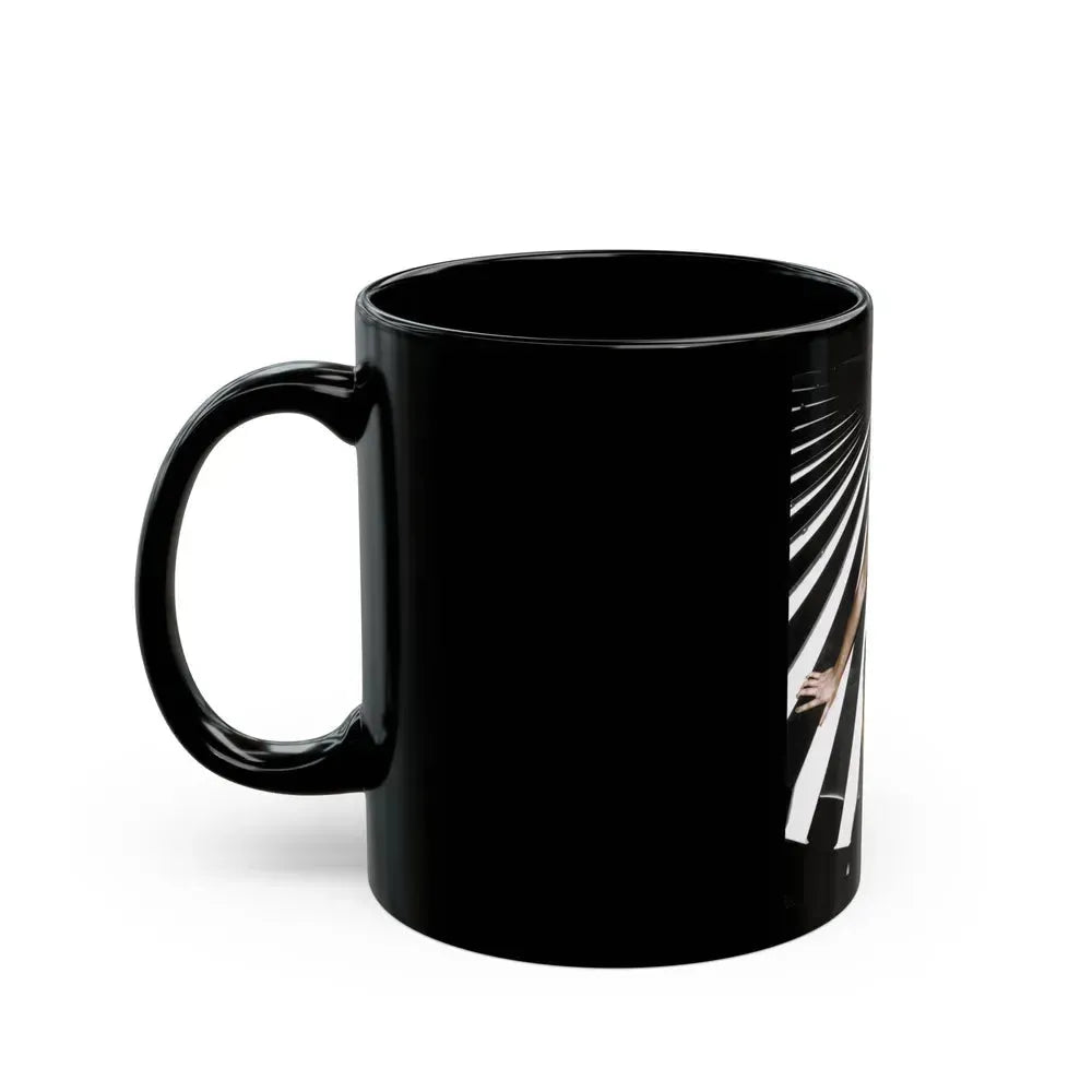 Barbara Nichols #84 (Vintage Female Icon) Black Coffee Mug - Go Mug Yourself