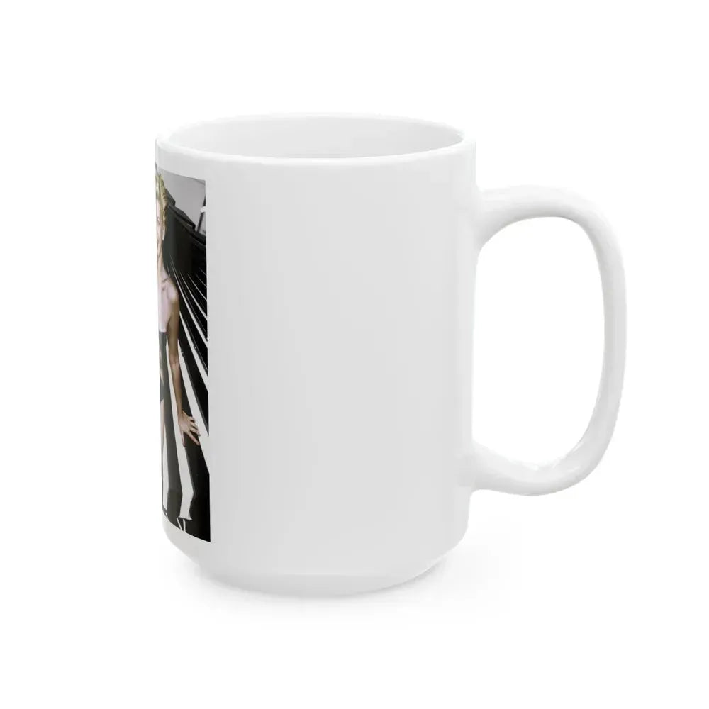 Barbara Nichols #84 (Vintage Female Icon) White Coffee Mug - Go Mug Yourself