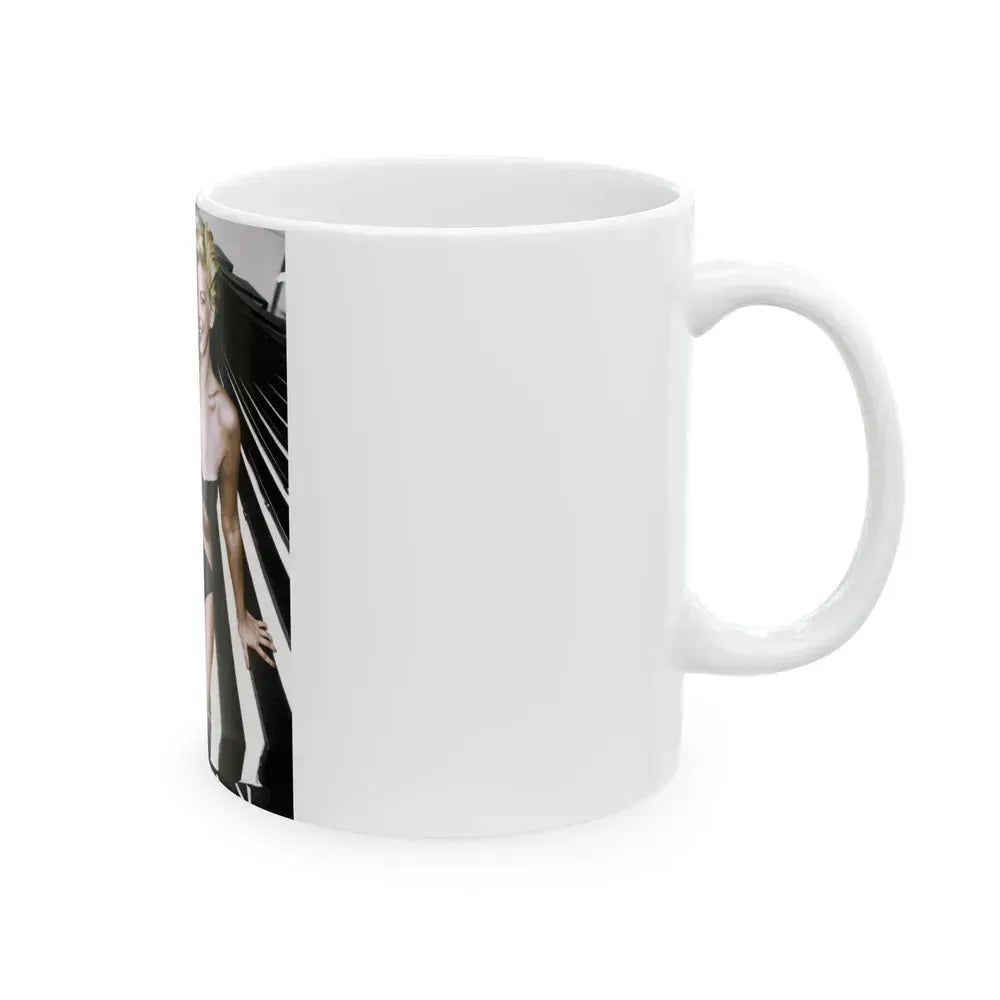Barbara Nichols #84 (Vintage Female Icon) White Coffee Mug - Go Mug Yourself