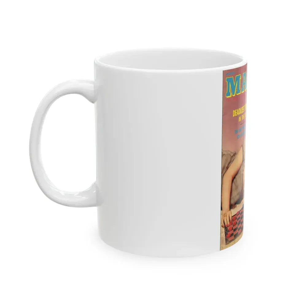 Barbara Nichols #99 - Mag. Cover (Vintage Female Icon) White Coffee Mug - Go Mug Yourself