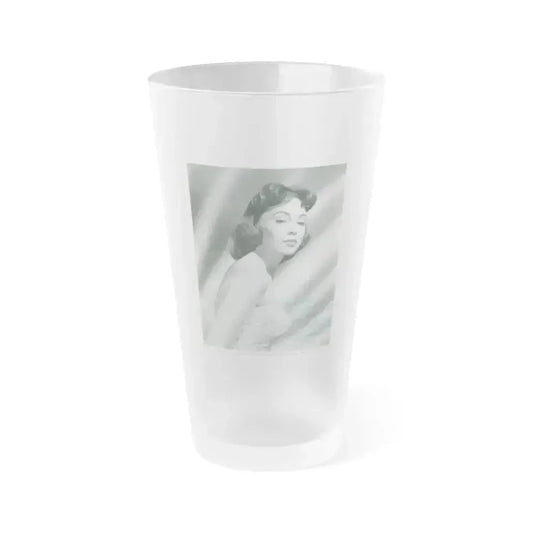 Barbara Rush #117 (Vintage Female Icon) Frosted Pint Glass 16oz 16oz Frosted - Go Mug Yourself