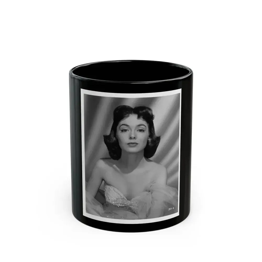 Barbara Rush #153 (Vintage Female Icon) Black Coffee Mug 11oz - Go Mug Yourself