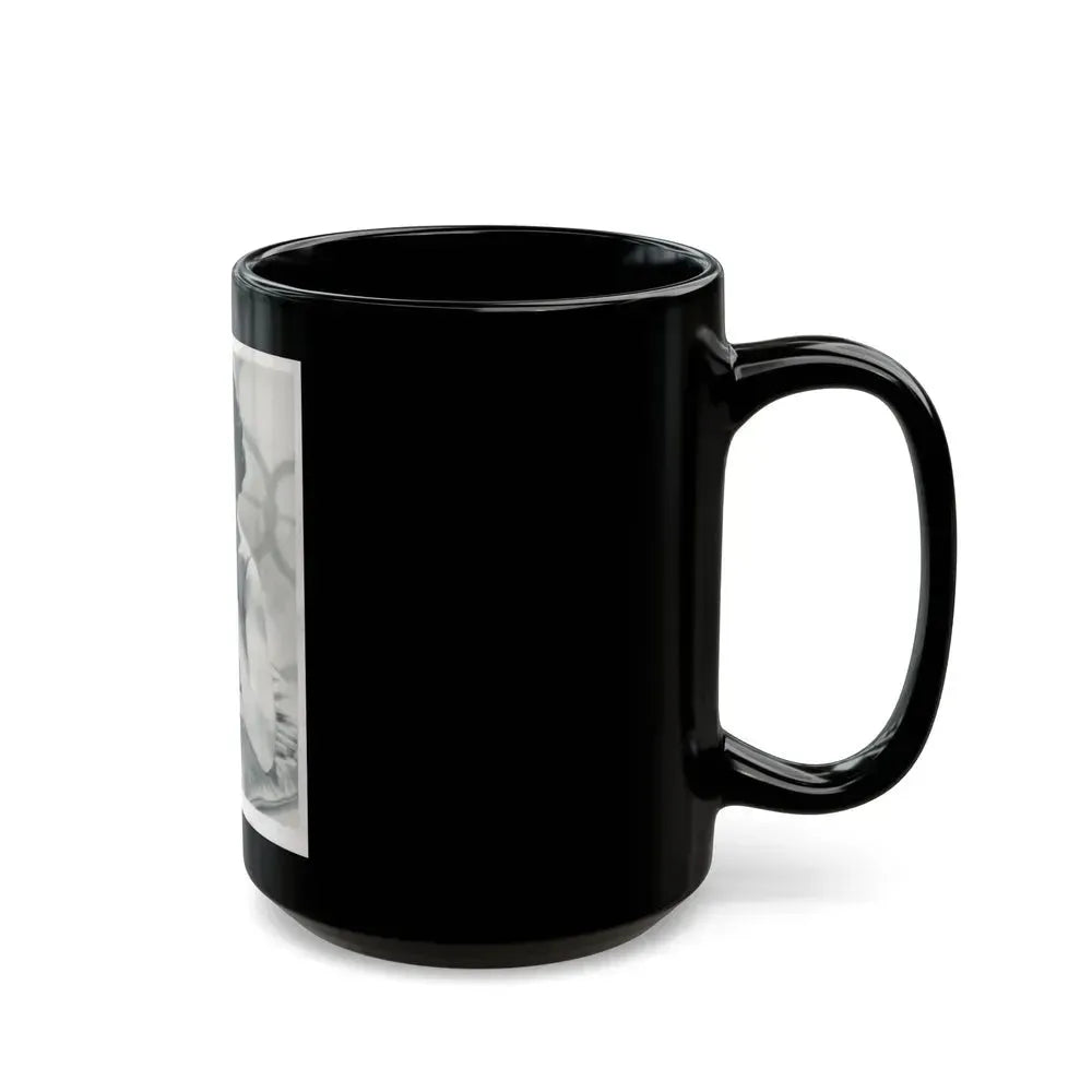 Barbara Rush #159 (Vintage Female Icon) Black Coffee Mug - Go Mug Yourself
