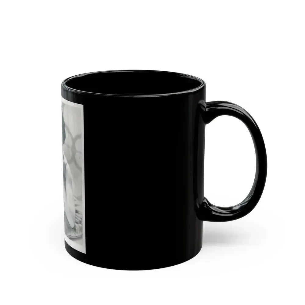 Barbara Rush #159 (Vintage Female Icon) Black Coffee Mug - Go Mug Yourself
